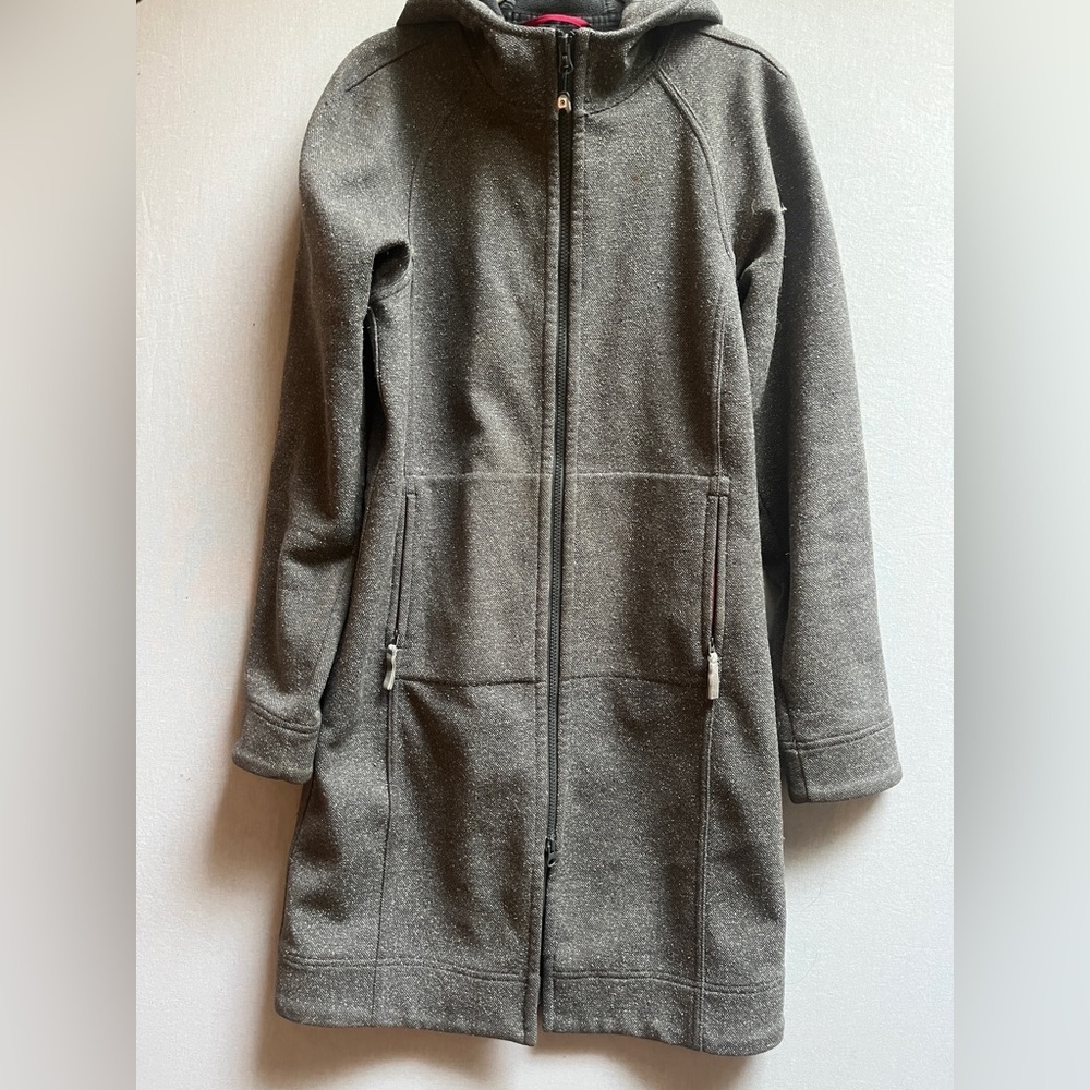 Lululemon Après Hooded jacket Grey Heathered Sz 6